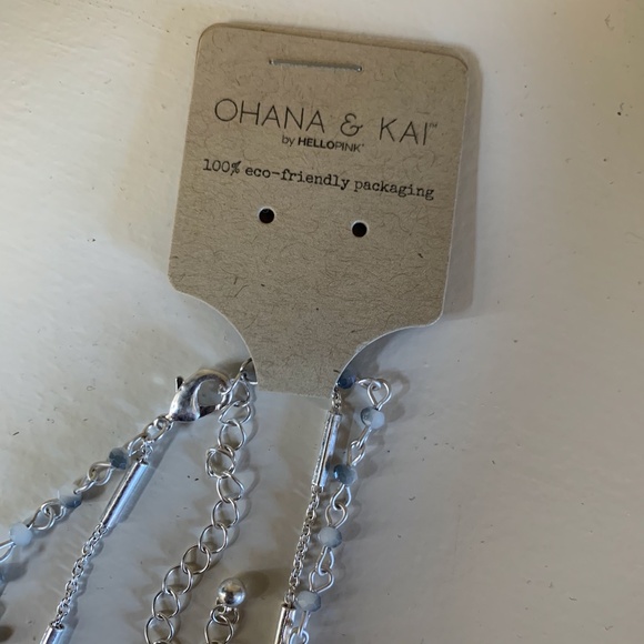 Glass Beaded 2 Tier Necklace - Picture 6 of 6